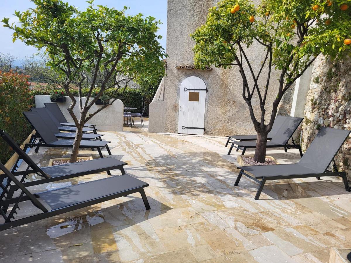 Chateau Le Cagnard Cagnes-sur-Mer Buitenkant foto
